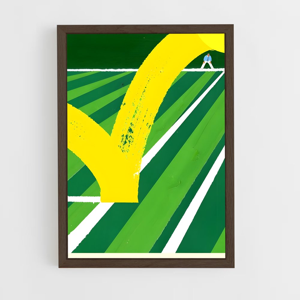 Poster Flèche Jaune à Wimbledon – affiche Tennis (vue 5)